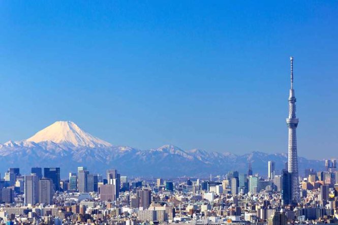 Tháp truyền hình Tokyo Skytree, Tokyo, Nhật cao 634m - Ảnh: lawlormediagroup.com