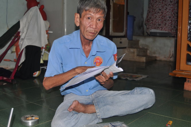 Ông Nguyễn Mạnh Hùng đang trình bày vụ việcẢnh: D.N.HÀ