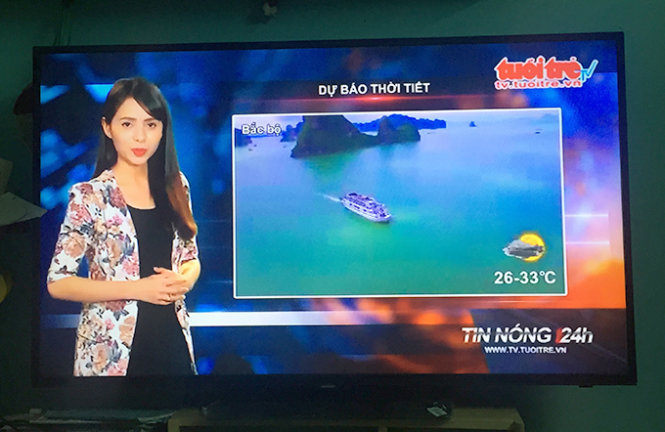 Bạn đọc có thể xem chương trình “Tin Nóng 24H” trên tivi có kết nối internet