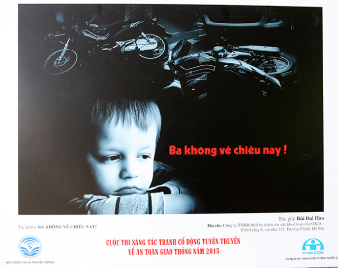 Các tác phẩm đạt giải được trưng bày tại lễ trao giải - Ảnh: T.Phùng