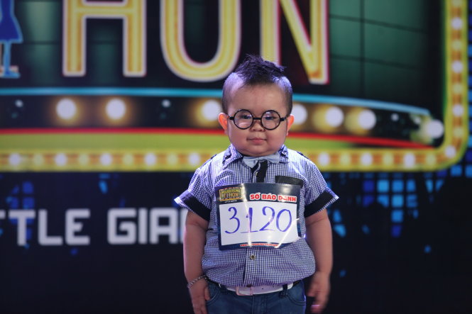 Hiện tượng mạng Huỳnh Minh Hoàng (Ku Tin) khiến Đại Nhân bất ngờ vì quá đáng yêu - Ảnh: Huy Trần