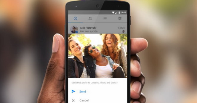 Tính năng nhận dạng khuôn mặt trong ảnh chụp Photo Magic của Facebook Messenger - Ảnh: Facebook
