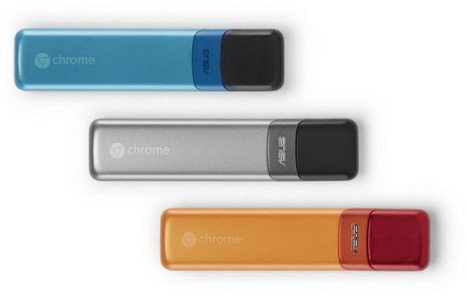 Máy tính siêu nhỏ Asus Chromebit - Ảnh: Arstechnica