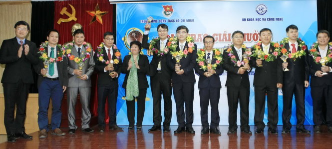 Các tài năng trẻ nhận giải thưởng Quả cầu vàng năm nay - Ảnh: L.Hoài
