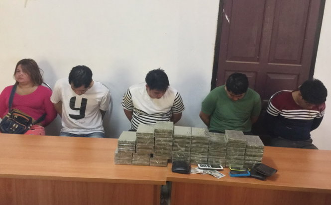 5 đối tượng cùng số tang vật bị bắt giữ
