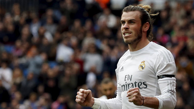 Gareth Bale ăn mừng bàn thắng vào lưới Rayo Vallecano - Ảnh: Reuters