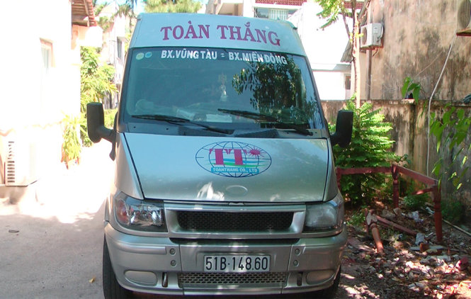 Xe 51B-148.60 giả thương hiệu “Toàn Thắng” - Ảnh: Quỳnh Giao.