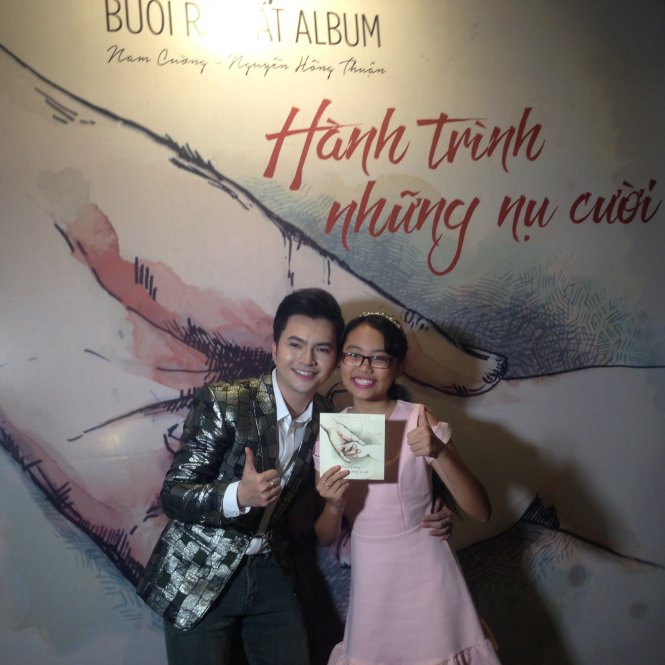 Nam Cường và bé Phương Mỹ Chi - Ảnh: T.M