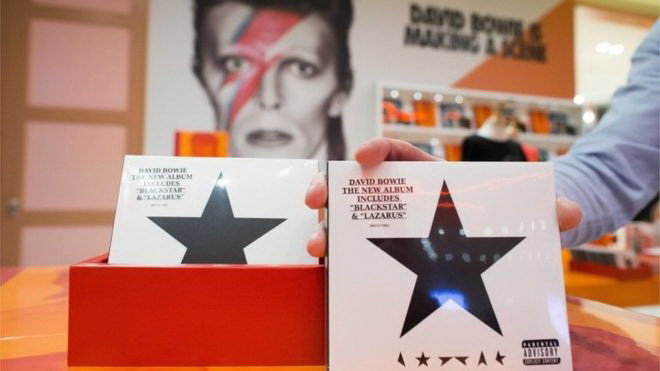 Đã có 181.000 bản của album Blackstar được bán ra - Ảnh: BBC
