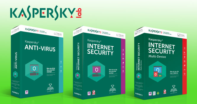 Phiên bản 2016 của các sản phẩm bảo mật cá nhân của Kaspersky. - Ảnh: Kaspersky