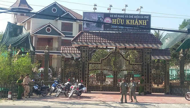 Cơ sở Hữu Khánh, nơi xảy ra vụ thảm sát hai vợ chồng ông Đấu và bà Năm - Ảnh: Hoài Thương