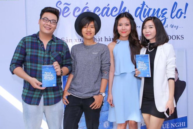 Ba tác giả Hamlet Trương, Iris Cao, Tuệ Nghi và Thảo Minh Châu (Minh Châu Book).