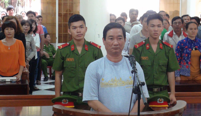 Bị cáo Bùi Văn Sơn tại tòa - Ảnh: Đức Vịnh