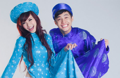 Đông Nhi và Noo Phước Thịnh. Ảnh tư liệu.