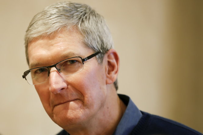 Tổng giám đốc Apple Tim Cook - Ảnh: Reuters