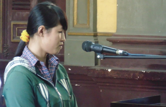 Bị cáo Tứ tại phiên tòa phúc thẩm