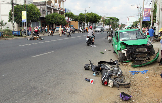 Hiện trường vụ tai nạn