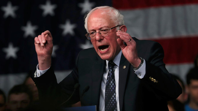 Nghị sĩ Bernie Sanders - Ảnh: Reuters
