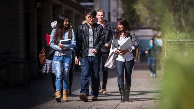 Du học sinh tại Úc - Ảnh: canberra.edu.au