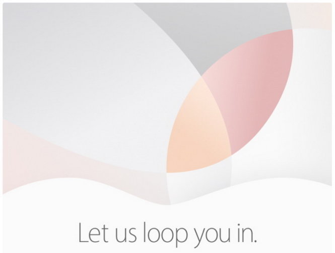 Ảnh thư mời của Apple cho sự kiện ra mắt sản phẩm mới ngày 21-3-2016 - Ảnh: ArsTechnica