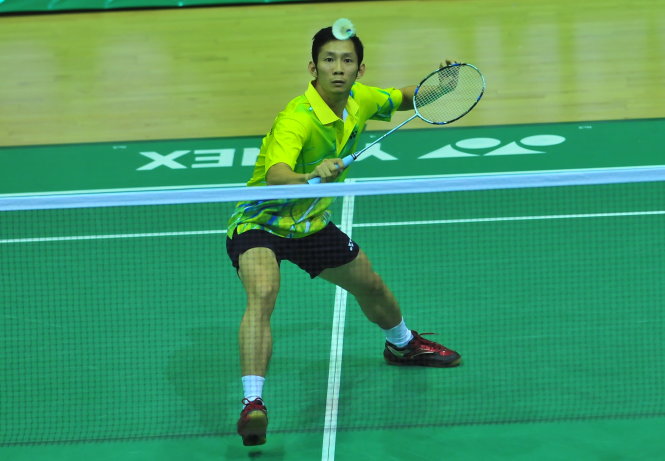 Tay vợt Nguyễn Tiến Minh. Ảnh: S.H