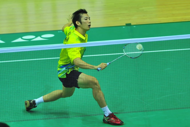Tay vợt Nguyễn Tiến Minh. Ảnh: S.H