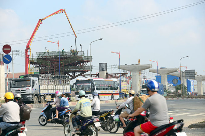 Tuyến metro số 1 Bến Thành - Suối Tiên     - Ảnh: T.T.D.