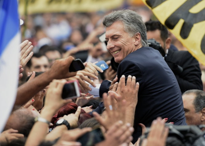 Tổng thống Mauricio Macri muốn khép lại vụ kiện của các quỹ đầu tư - Ảnh: AFP