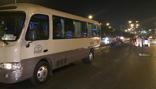 Hiện trường vụ tai nạn - Ảnh: K.N.
