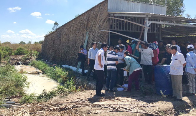 Nhà ông Tặng - nợi xảy ra vụ ngạt khí biogas