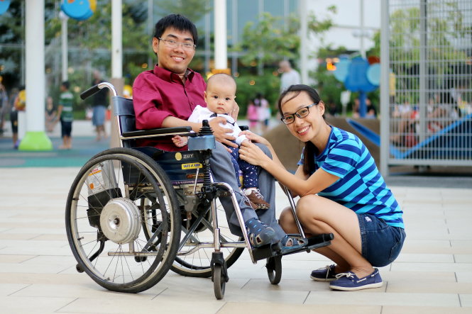 Gia đình nhỏ hạnh phúc của Duy và Lý - Ảnh: Ngọc Hiển