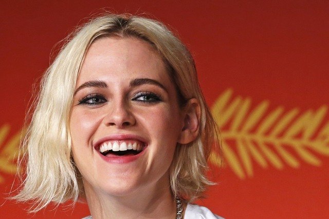 Kristen Stewart trong buổi họp báo ngày 11-5. - Ảnh: Reuters.