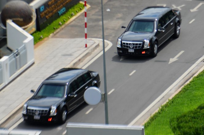 Hai chiếc xe Cadillac One với biệt danh 