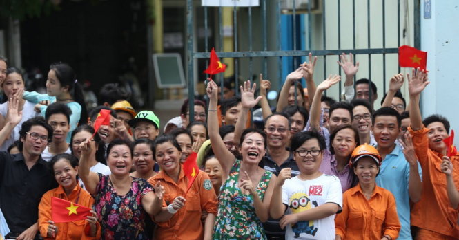 Người Sài Gòn chờ đón Tổng thống Obama