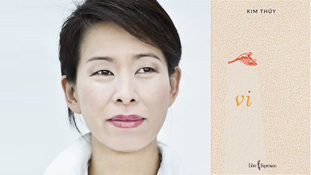 Kim Thúy và bìa tiểu thuyết Vi