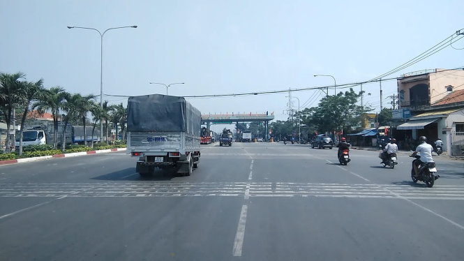 Trạm thu phí An Sương - An Lạc do Công ty CP đầu tư phát triển hạ tầng IDICO quản lý - Ảnh: Đ.Phú