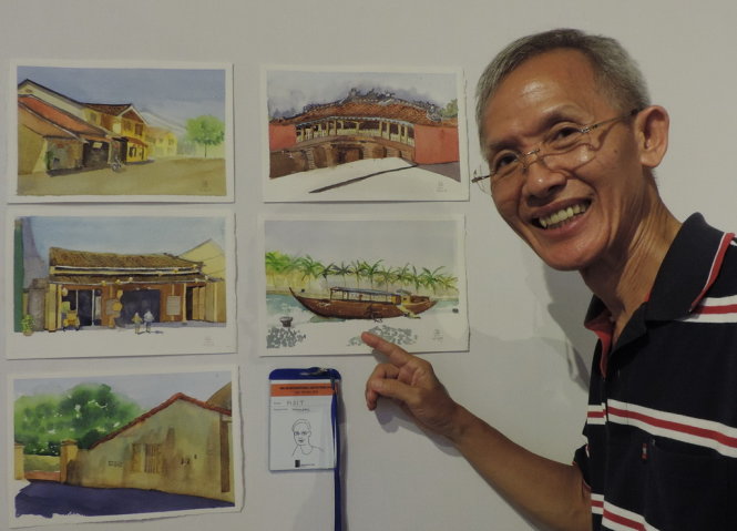 Một tác giả cao tuổi đến từ Thai Lan tham gia sự kiện