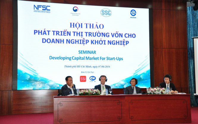Để tạo điều kiện doanh nghiệp khởi nghiệp huy động được vốn, Chính phủ đang thúc đẩy để lập sàn giao dịch chứng khoán của các doanh nghiệp này  - Ảnh: B.T.