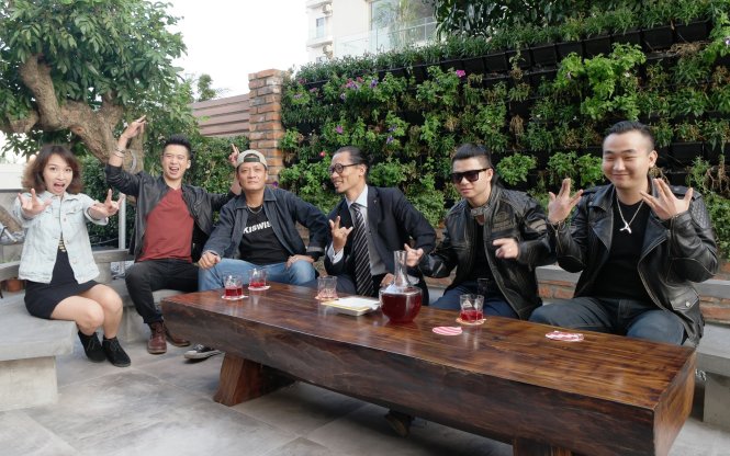 Nhóm Ngũ Cung tham gia Muôn màu sắc Việt - Ảnh: HTV2