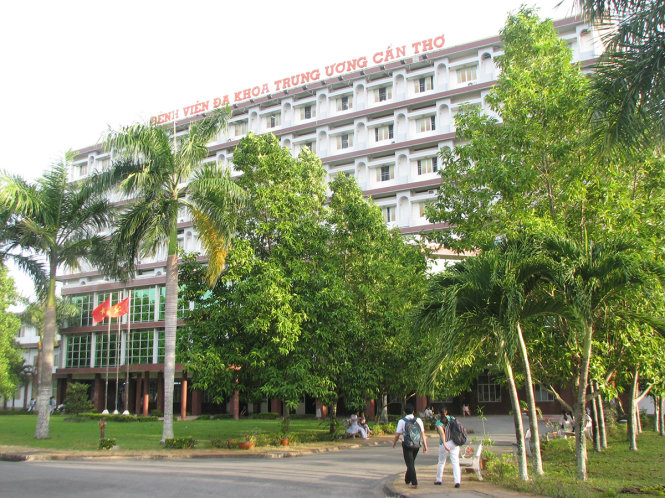 Bệnh viện Đa khoa Trung ương Cần Thơ nơi xảy ra vụ việc - Ảnh: T. Lũy