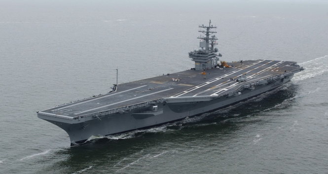 Tàu sân bay USS Ronald Reagan - Ảnh: iwar.org.uk