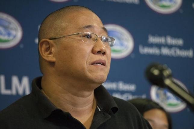 Nhà truyền giáo Kenneth Bae kể về thời giao lao động khổ sai tại Triều Tiên - Ảnh: Reuters
