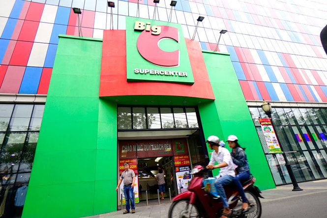 Siêu thị Big C trên đường Trường Chinh, Q.Tân Phú, TP.HCM - Ảnh: Q.ĐỊNH