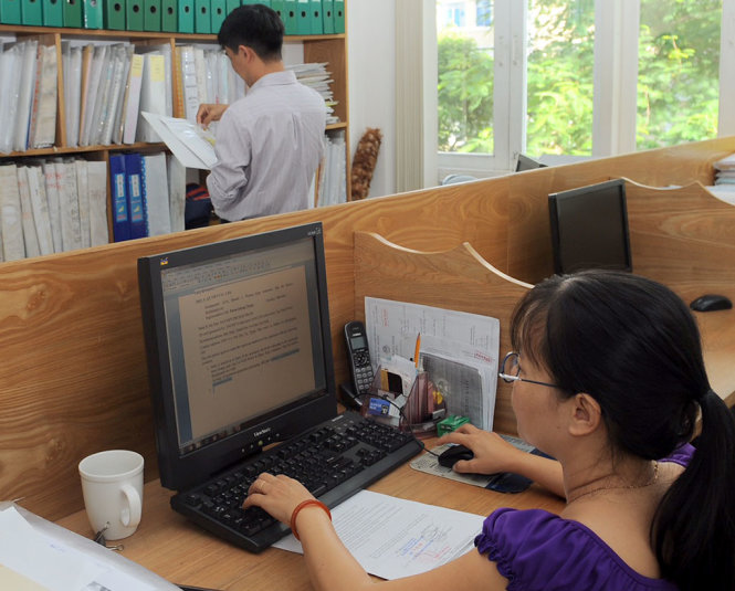 Văn phòng luật sư Nhựt Quang đang hoạt động tại số 40 Bà Huyện Thanh Quan, quận 3, TP.HCM - Ảnh: TỰ TRUNG