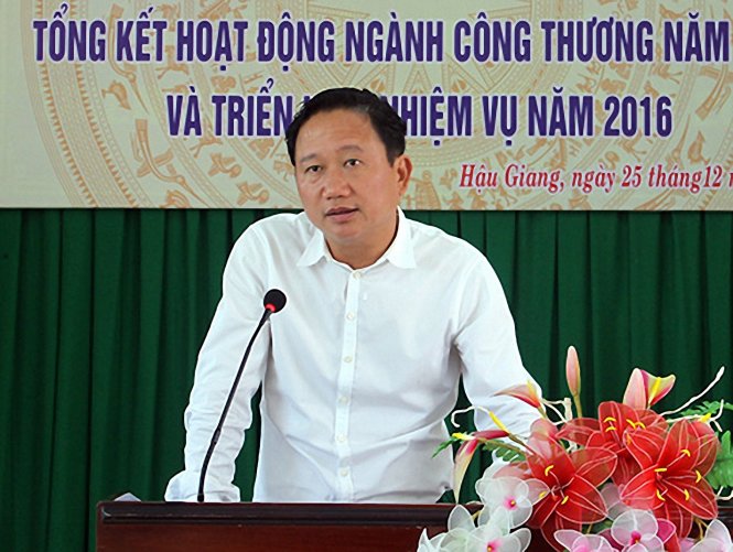 Ông Trịnh Xuân Thanh, nguyên phó chủ tịch tỉnh Hậu Giang - Ảnh: báo Hậu Giang