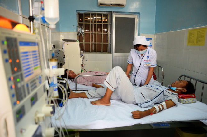 Phòng khám vệ tinh bệnh viện quận Thủ Đức là một trong những phòng khám có chức năng chạy thận nhân tạo cho người bệnh có hoàn cảnh khó khăn - Ảnh: HỮU KHOA
