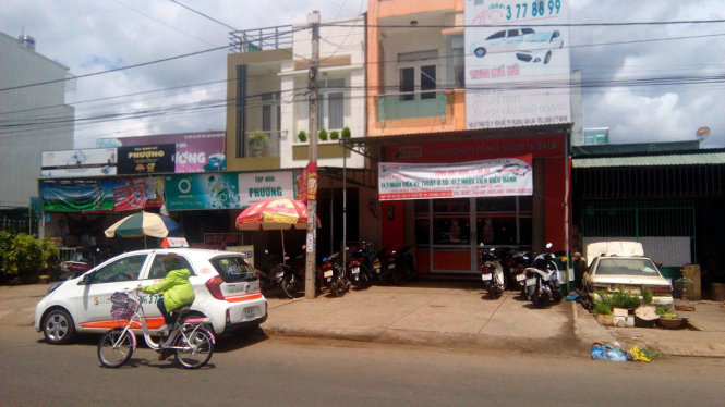 Công ty Sun Taxi Gia Lai - nơi nhiều taxi bị trấn lột, cướp tài sản trong thời gian qua - Ảnh: L.TRANG