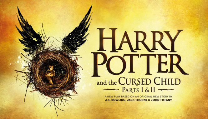 Bìa sách Harry Potter và đứa bé dính lời nguyền