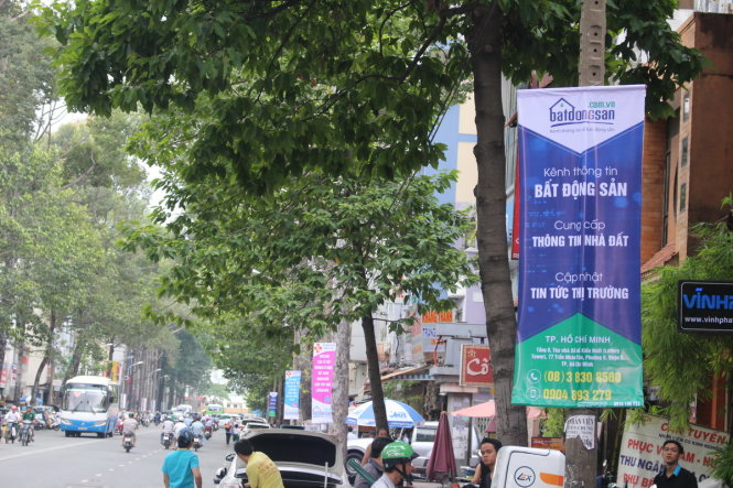 Phướn cổ động sự kiện “phòng chống dịch sốt xuất huyết” tại TP.HCM