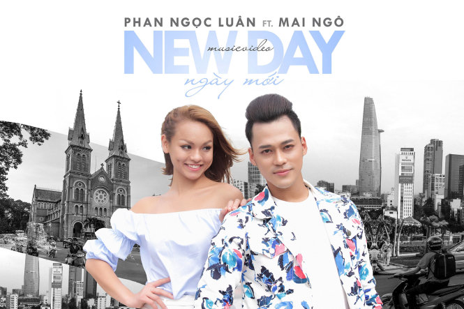Phan Ngọc Luân và Mai Ngô trong MV Ngày Mới - Ảnh NVCC